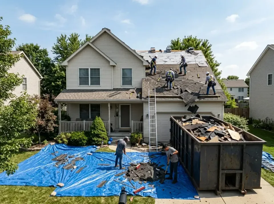 roof-replacement-debris-remova-004 — frequently asked questions, Cheapest Dumpster Rentals in Encinitas, CA